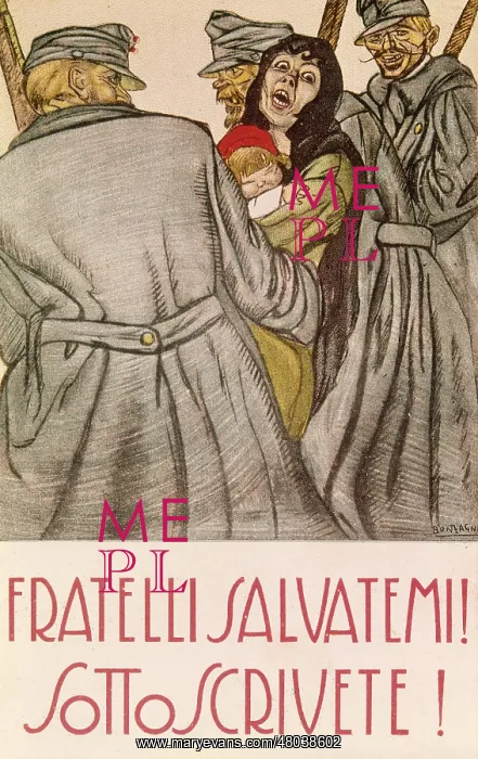 : Italian recruitment poster, WW1 : Italian recruitment poster, WW1