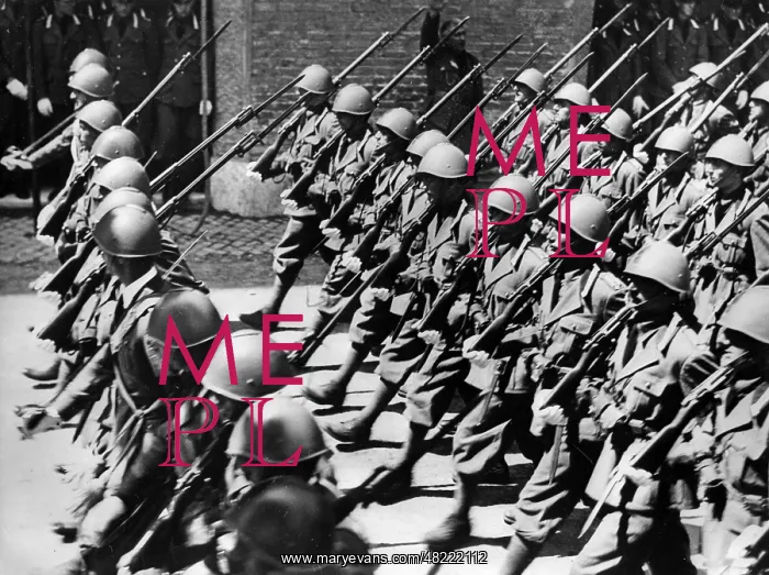 : Italian troops for the Saar plebiscite, 1934 / 35 : Italian troops for the Saar plebiscite, 1934 / 35