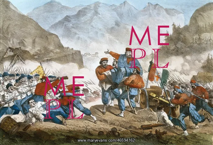 : Italian unification. Battle of Bezzeca (July : Italian unification. Battle of Bezzeca (July