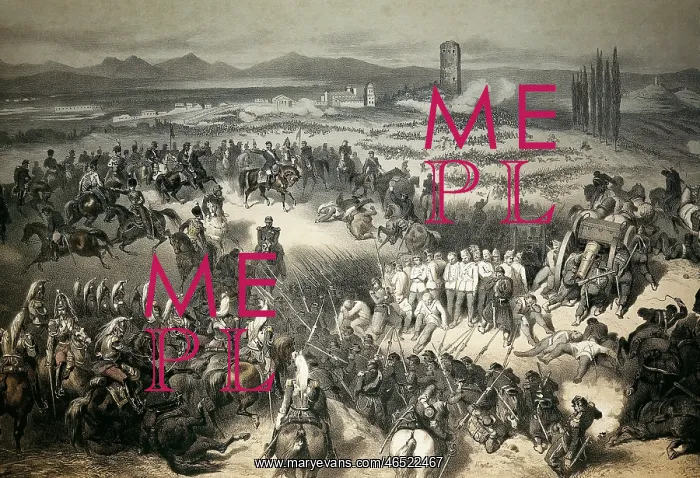 : Italian Unification. Battle of Solferino (24th : Italian Unification. Battle of Solferino (24th
