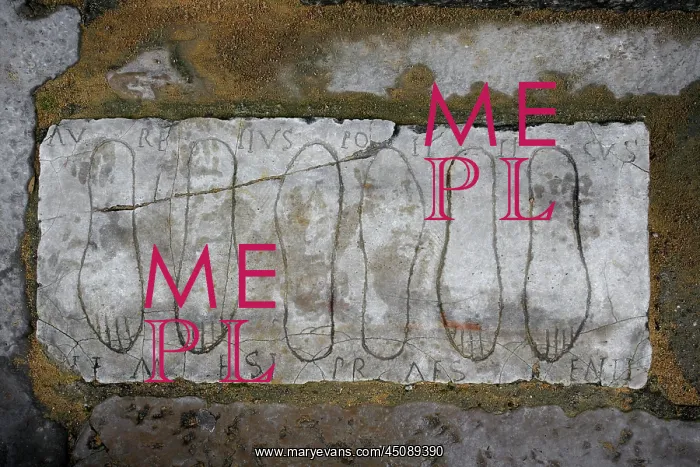 : Italica. View from above of Ex-voto plaque, Italica : Italica. View from above of Ex-voto plaque, Italica