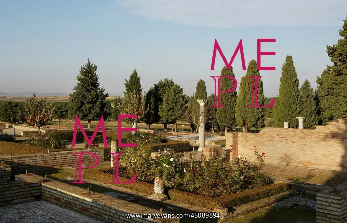 : Italica. General view of the House of the Birds : Italica. General view of the House of the Birds