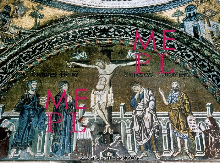: Italiy. Venice. Saint Mark's Basilica. Crucifixion of Jesus : Italiy. Venice. Saint Mark's Basilica. Crucifixion of Jesus