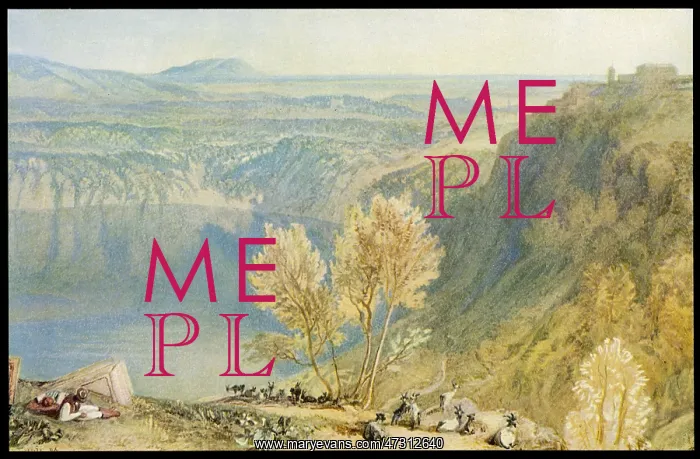 : ITALY / LAKE NEMI C1818 : ITALY / LAKE NEMI C1818