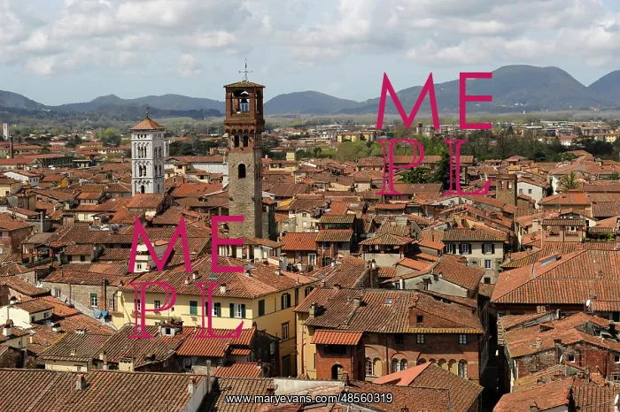  : Italy. Lucca. Panorama