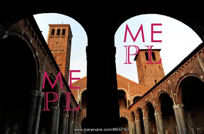 : Italy. Milan. Basilica of St. Ambrose. Consagred in 379. Rom : Italy. Milan. Basilica of St. Ambrose. Consagred in 379. Rom