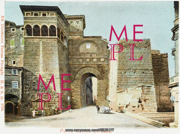 : Italy - Perugia - The Etruscan Gate : Italy - Perugia - The Etruscan Gate