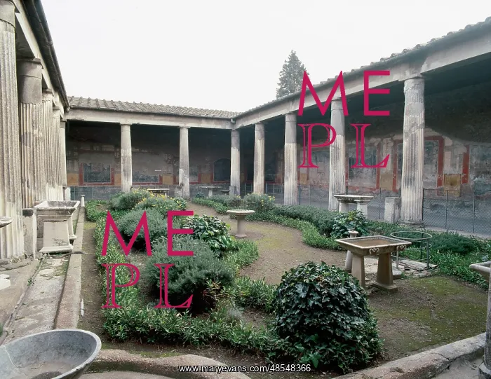: Italy. Pompeii. House of Vetti. Domus. 1st century AD. Peris : Italy. Pompeii. House of Vetti. Domus. 1st century AD. Peris