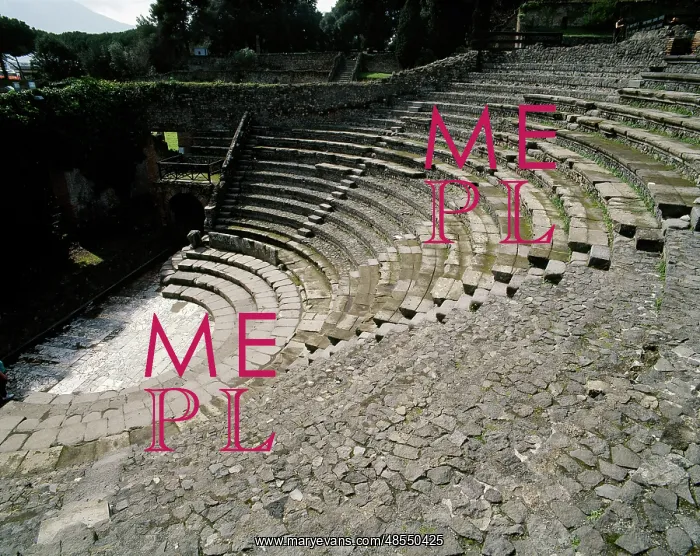 : Italy. Pompeii. Small Theatre or odeon. 1st century B.C : Italy. Pompeii. Small Theatre or odeon. 1st century B.C