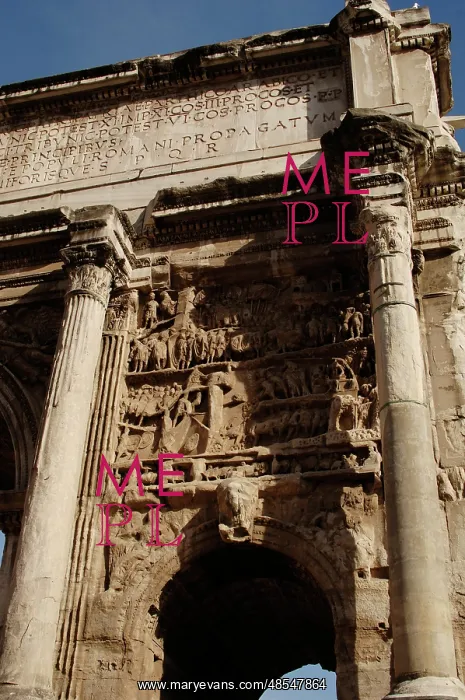 : Italy. Rome. Arch of Septimius Severus : Italy. Rome. Arch of Septimius Severus