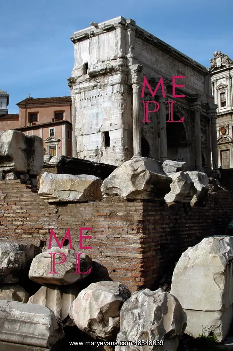 : Italy. Rome. Arch of Septimius Severus : Italy. Rome. Arch of Septimius Severus