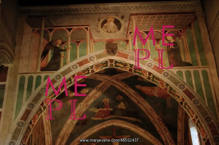 : Italy. Rome. The Basilica of Saint Clement. St. Catherine Ch : Italy. Rome. The Basilica of Saint Clement. St. Catherine Ch