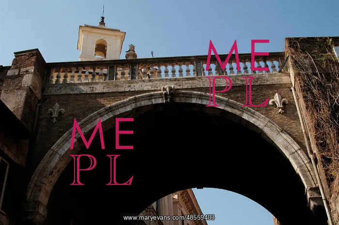 : Italy. Rome. Farnese Arch in Via Giulia : Italy. Rome. Farnese Arch in Via Giulia