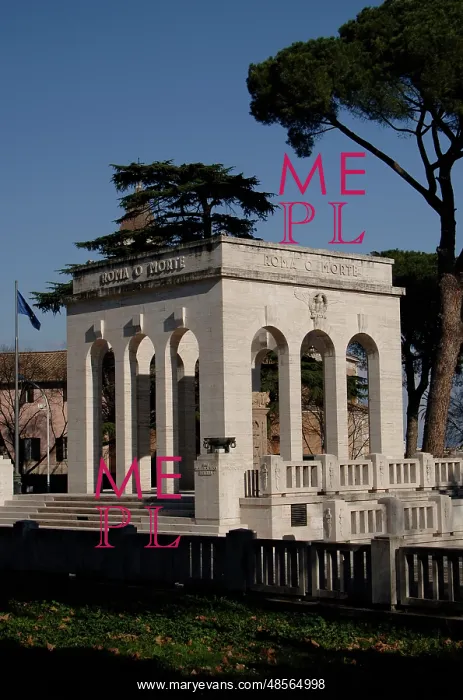 : Italy. Rome. Gianicolense Mausoleum : Italy. Rome. Gianicolense Mausoleum