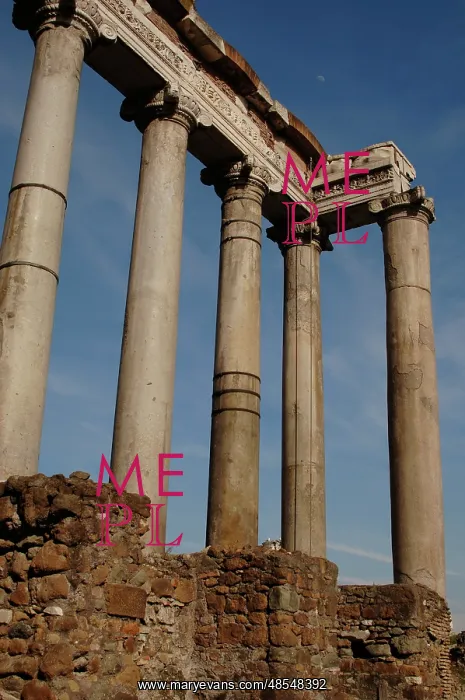 : Italy. Rome. Temple of Saturn : Italy. Rome. Temple of Saturn