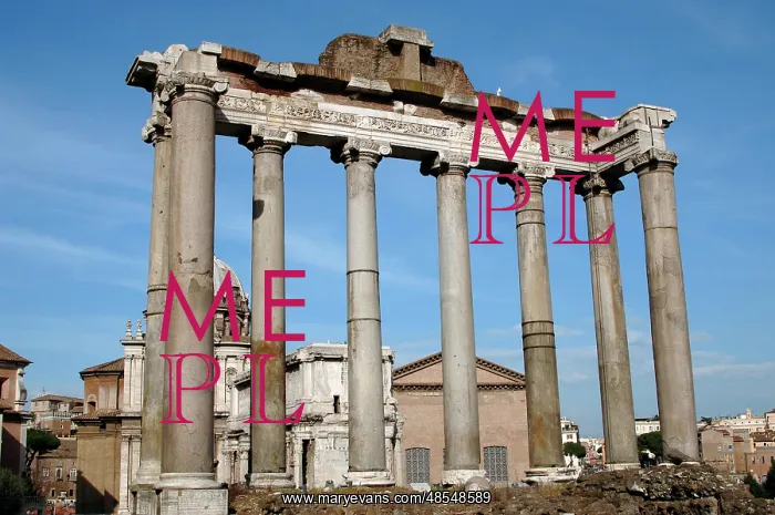 : Italy. Rome. Temple of Saturn : Italy. Rome. Temple of Saturn