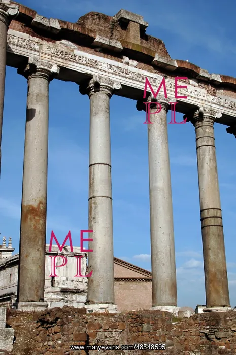 : Italy. Rome. Temple of Saturn : Italy. Rome. Temple of Saturn