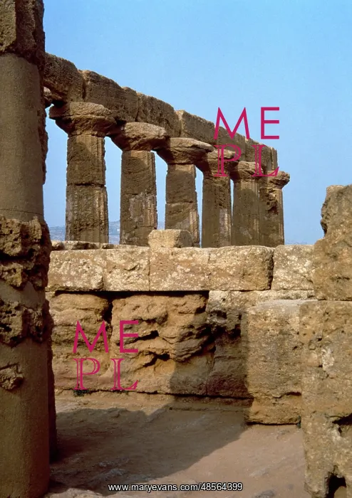 : Italy. Sicily. Archaeological site of Agrigento. Temple of J : Italy. Sicily. Archaeological site of Agrigento. Temple of J