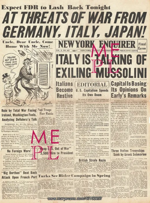 : Italy talks of exile for Mussolini : Italy talks of exile for Mussolini