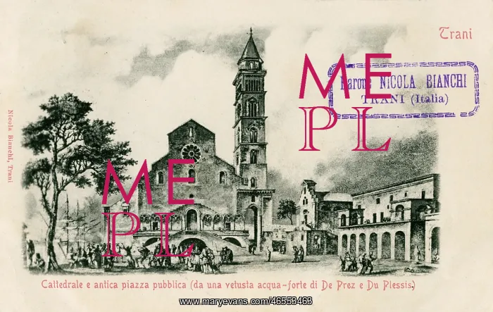 : Italy - Trani - Cathedral and the Public Square : Italy - Trani - Cathedral and the Public Square