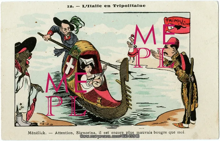 : Italy warned by Menelik of dealing with the Ottoman Sultan : Italy warned by Menelik of dealing with the Ottoman Sultan