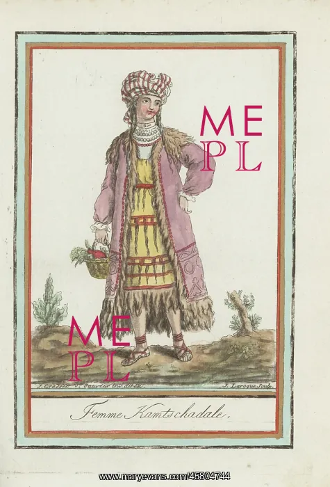 : Itelmen or Kamchadal woman : Itelmen or Kamchadal woman
