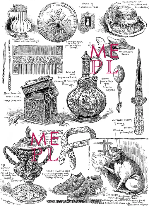 : Items in the Tudor Exhibition 1890 : Items in the Tudor Exhibition 1890