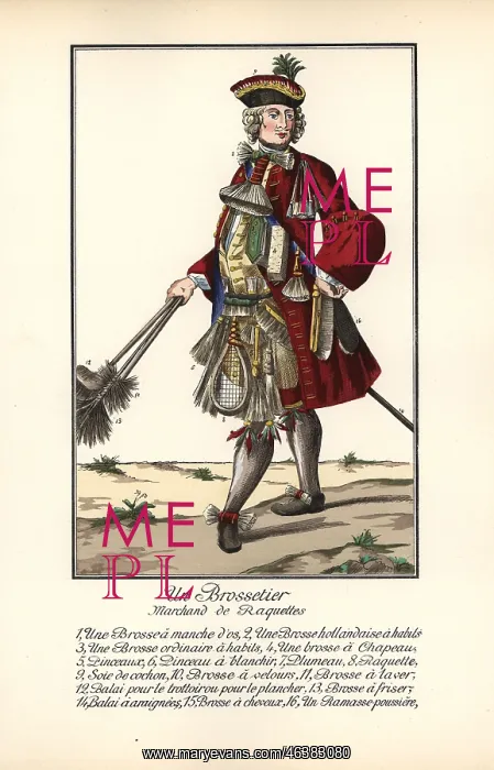 : Itinerant seller of brushes and racquets : Itinerant seller of brushes and racquets