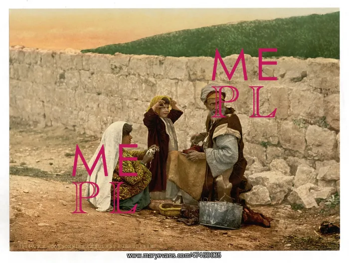 : Itinerant shoemaker of Jerusalem, Holy Land : Itinerant shoemaker of Jerusalem, Holy Land