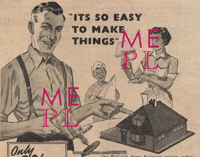 : 'It's so easy to make things' - illustration in Practical Ho : 'It's so easy to make things' - illustration in Practical Ho