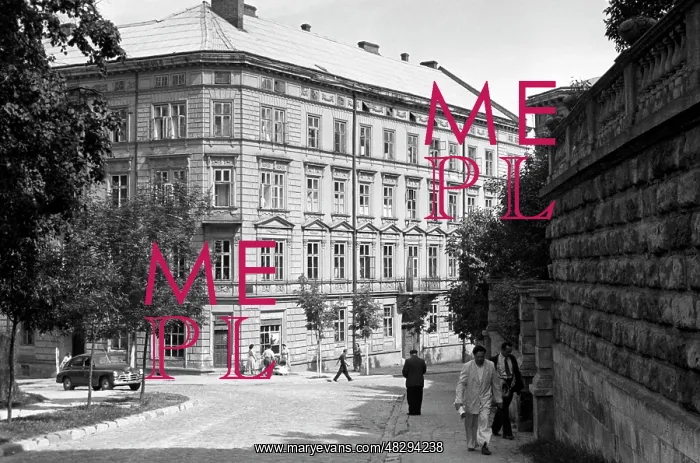 : Ivan Franko's house in Lviv, 1956 : Ivan Franko's house in Lviv, 1956