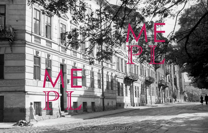 : Ivan Franko's house in Lviv, 1956 : Ivan Franko's house in Lviv, 1956