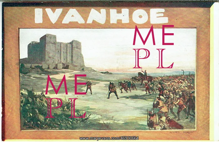  : Ivanhoe. Promotional postcard for Ivanhoe 'Presented