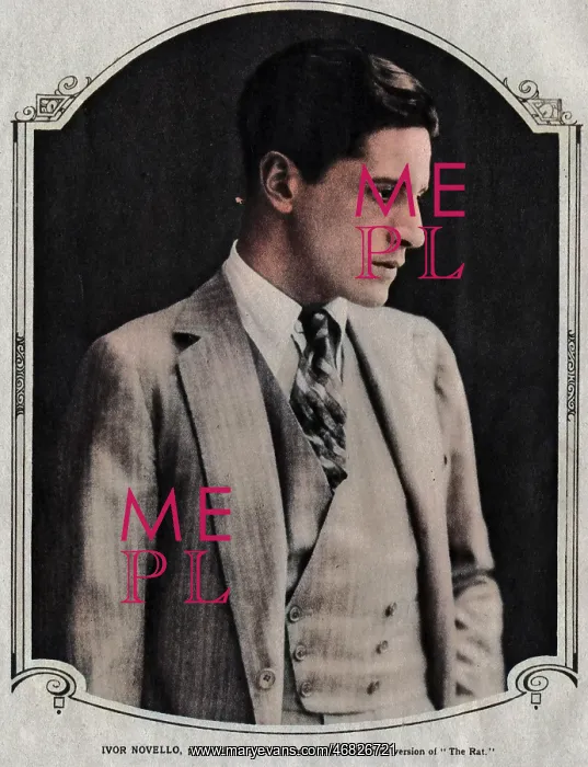 : Ivor Novello star of The Rat (1925) : Ivor Novello star of The Rat (1925)