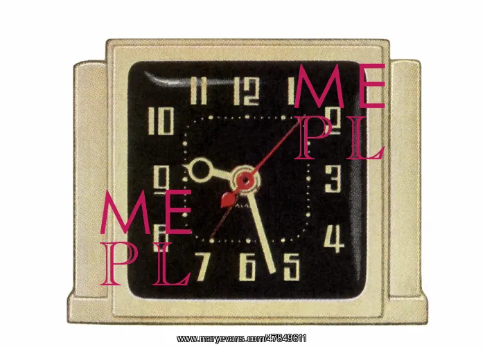 : Ivory Desk Clock : Ivory Desk Clock