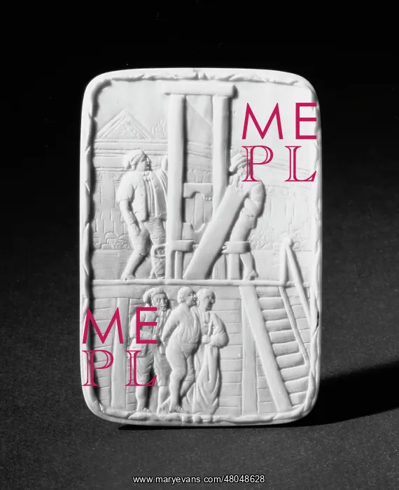 : Ivory Plate Representing the Execution : Ivory Plate Representing the Execution