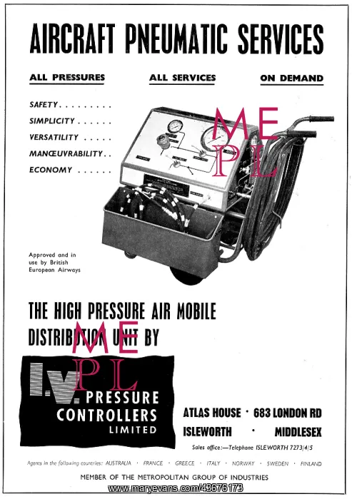 : I.V.Pressure Controllers - Aircraft : I.V.Pressure Controllers - Aircraft
