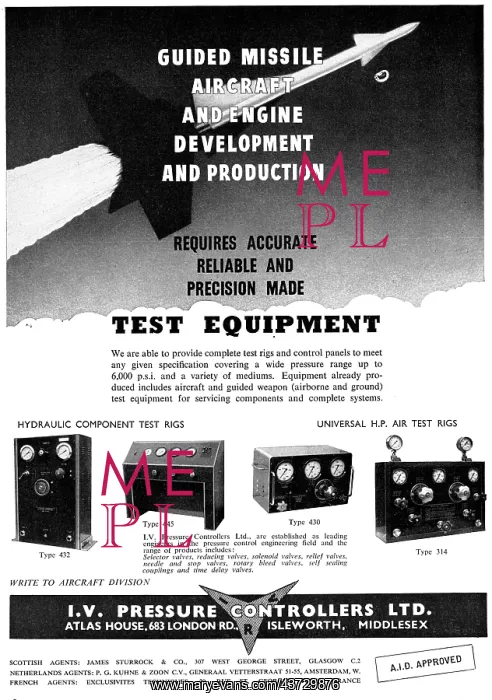 : I.V.Pressure Controllers - Valves & Test Equipmet : I.V.Pressure Controllers - Valves & Test Equipmet