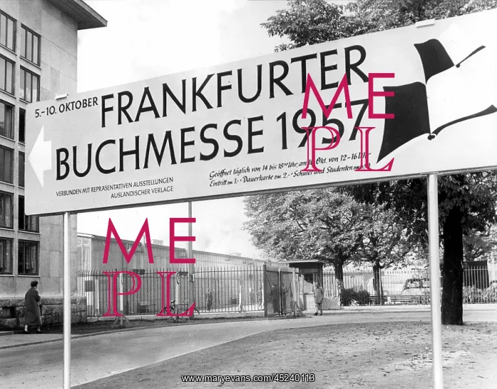 : IX. Frankfurt Book Fair opens : IX. Frankfurt Book Fair opens