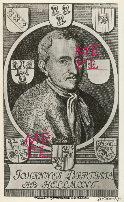 : J B VAN HELMONT : J B VAN HELMONT
