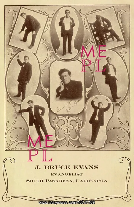 : J Bruce Evans, Evangelical Preacher, California, USA : J Bruce Evans, Evangelical Preacher, California, USA