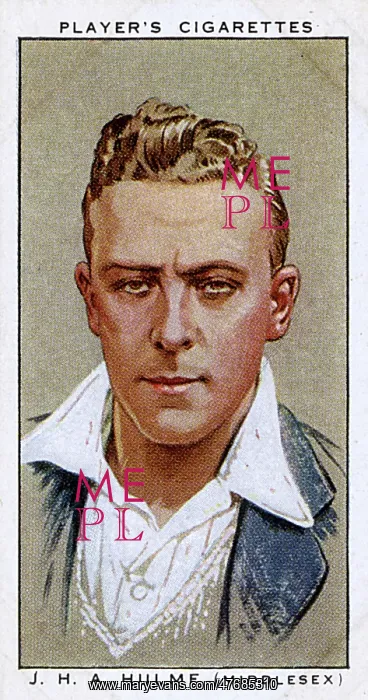 : J H A Hulme, Middlesex County cricketer : J H A Hulme, Middlesex County cricketer