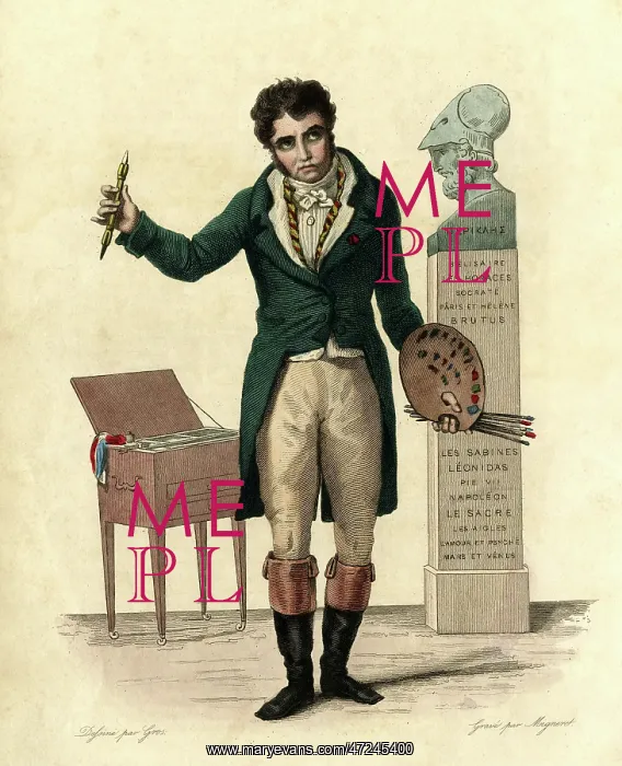  : J-L DAVID. JACQUES-LOUIS DAVID (1748 - 1825), French painter