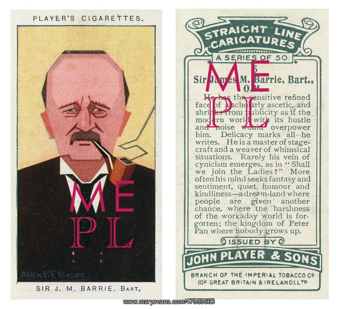 : J M Barrie - Scottish Author and Dramatist : J M Barrie - Scottish Author and Dramatist