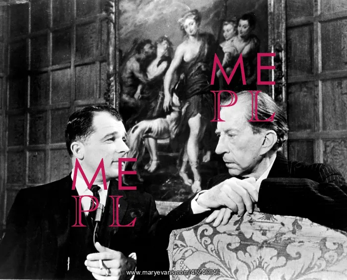 : J. Paul Getty, and Lee Bailey, 1967? : J. Paul Getty, and Lee Bailey, 1967?