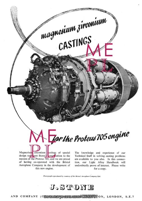 : J, .Stone & Co - Magnesium Zirconium Castings : J, .Stone & Co - Magnesium Zirconium Castings