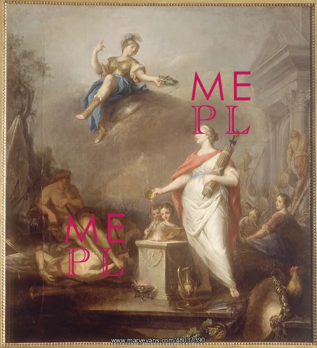 : J. De Wibault (1729-1815). Allegory : J. De Wibault (1729-1815). Allegory