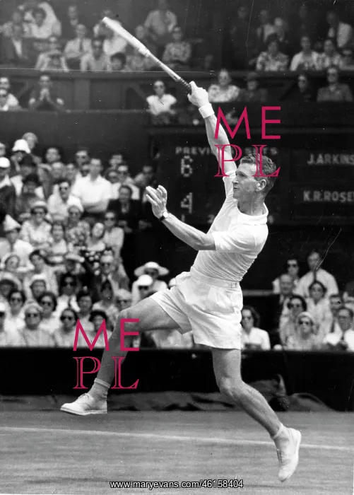 : Jack Arkinstall in tennis match at Wimbledon : Jack Arkinstall in tennis match at Wimbledon