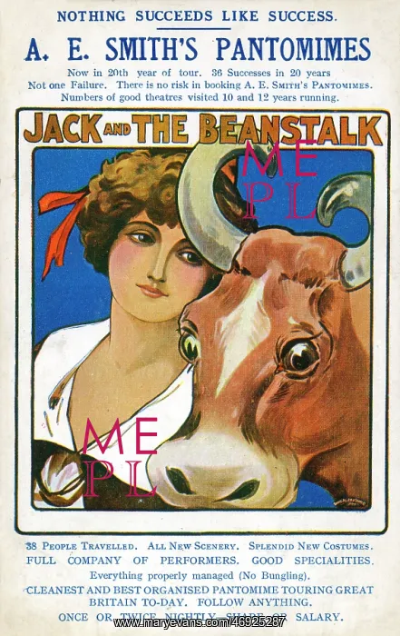 : Jack and the Beanstalk, touring pantomime : Jack and the Beanstalk, touring pantomime