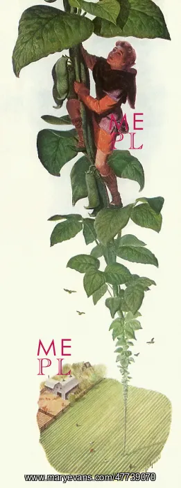 : Jack climbing the Bean Stalk : Jack climbing the Bean Stalk